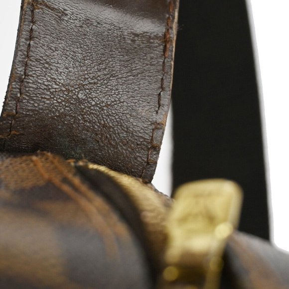 LOUIS VUITTON Naviglio Shoulder Bag Damier Ebene Leather Brown N45255 86YD629 - Picture 13 of 16